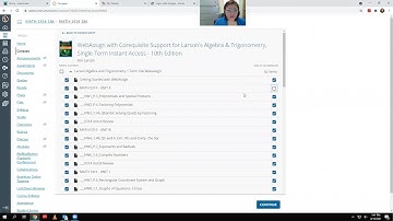 WebAssign and Canvas Integration Steps