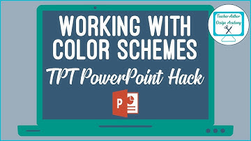 How To Choose & Use Color Schemes For TPT Products┃Powerpoint Tips For Teacher Authors