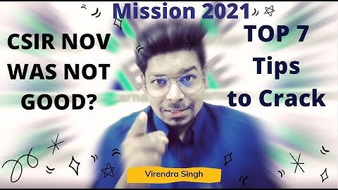 Top 7 Things You Must Do After CSIR Exam  If Exam Was not Good | Virendra Singh | CSIR | ICMR | GATE