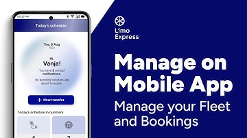 LimoExpress - How to Manage your Fleet and Bookings with our Mobile App | Limo/Livery Software