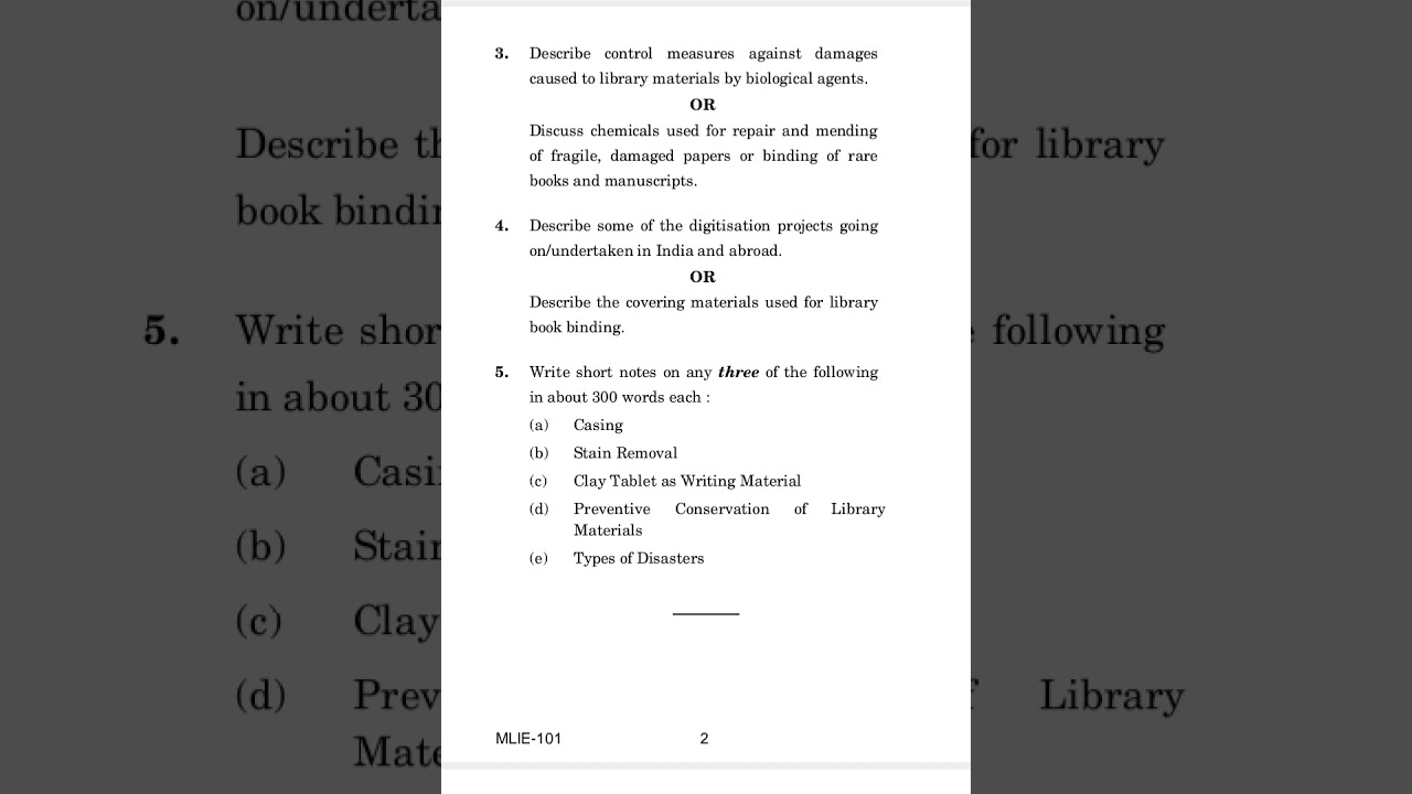 MLIE-101   DECEMBER-2022 QUESTION PAPER IGNOU