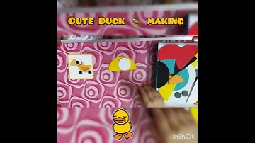 Cute duck making by Dibas with blocks ❤