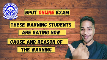 Students are now getting these warning in bput online exam😱|| Warnings and there cause explained🔥🔥