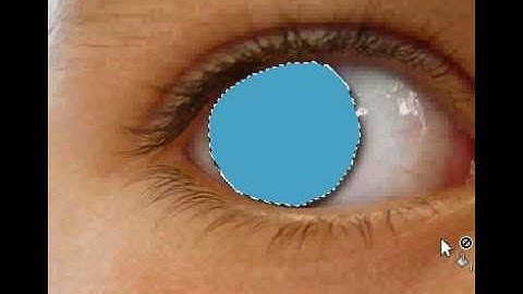 Changing eye color with GIMP