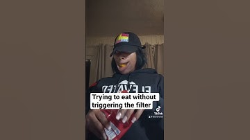 Trying to eat without triggering the filter 😂#shorts #funnyvideo #tiktok #youtubeshorts