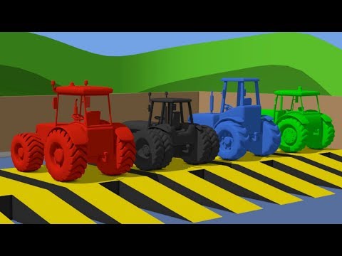 Tractor and other stories about children's agricultural vehicles - Video for Kids - Traktory Bajki