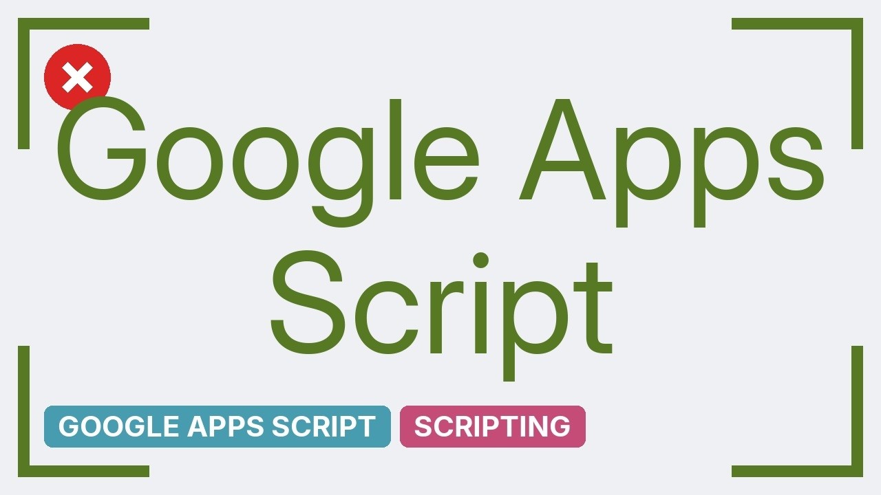 Google Apps Script User Interface (3 Solutions!!) - YouTube