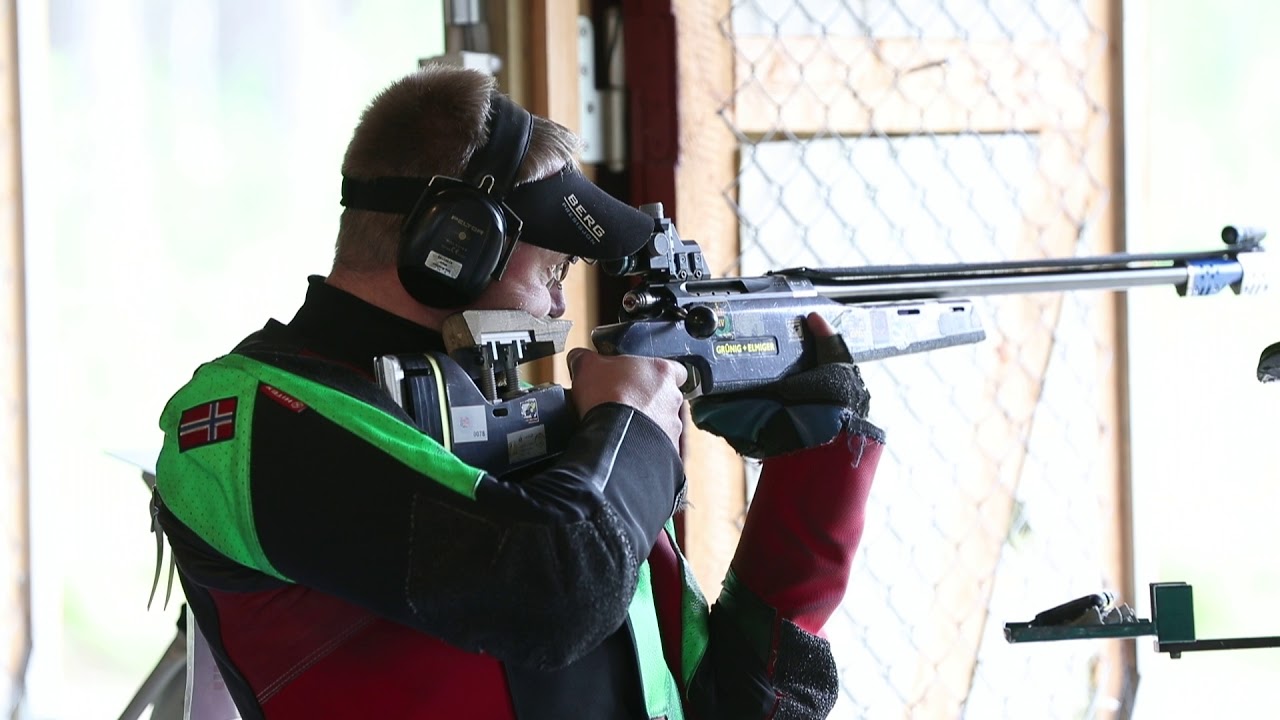 Hans Kristian Wear skjuter hem snabbmatchen och vinner guld i militära nordiska i Boden den 17 augu