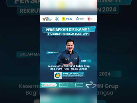 Rekrutmen Bersama BUMN 2024 Segera Dibuka