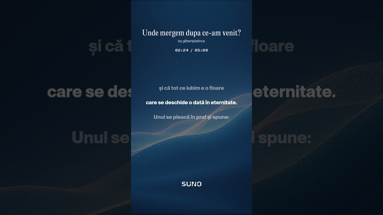 Unde mergem dupa ce am venit?