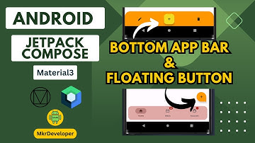 22 - BOTTOM APP BAR & FLOATING BUTTON - Jetpack Compose