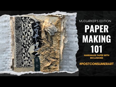 DIY Papers! - How to Make Handmade Paper with Inclusions +