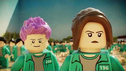 Squid Game | Red Light Green Light but in LEGO