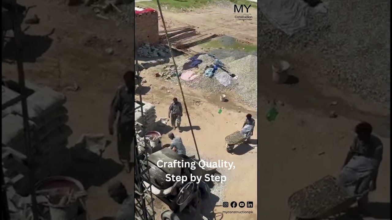 Cement Work in Progress | Building Strong Foundations