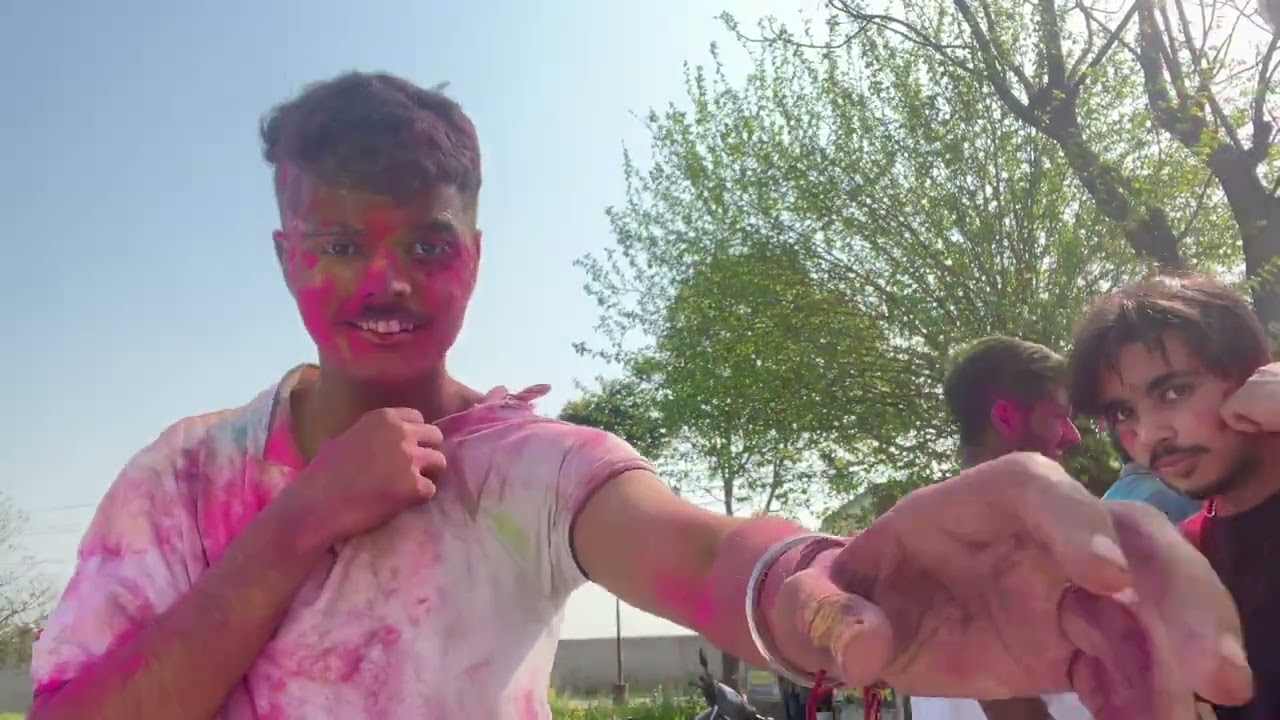 Holi at college vlog 🥳♥️