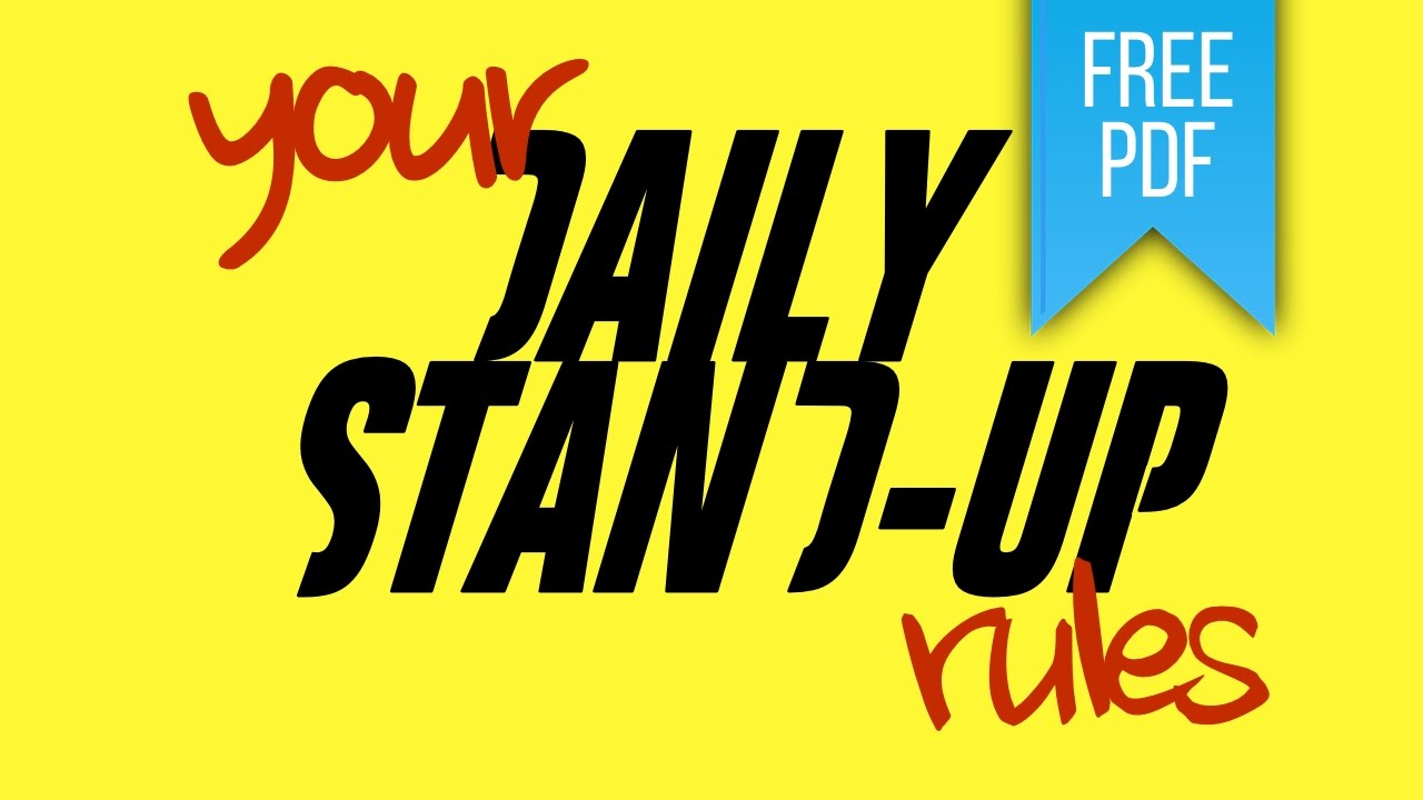 Daily Stand up 35 Rules For Stand up Success FREE DOWNLOAD YouTube