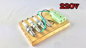 How To Make Free Energy Generator Using By Spark Plug 100% At Home