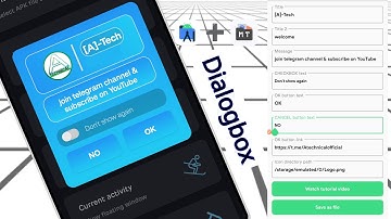 Dialog Box add in  any app tutorial || apkmanager