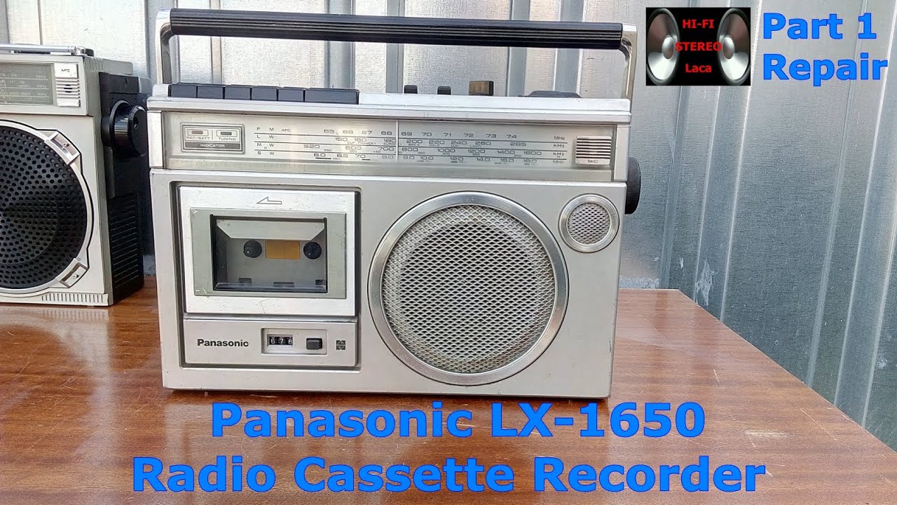 Panasonic RX-1650LS 4 Band Radio Cassette Recorder /Boombox/ (1980