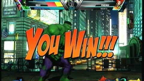 UMVC3 Arcade Mode (Very Hard) (Ryu/Viewtiful Joe/Hulk) (PERFECT RUN, NO DEATH)
