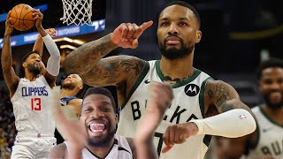 DAME TIME HAS ARRIVED!! CLIPPERS/ BUCKS + Scoot Henderson 33 Pts HIGHLIGHTS!