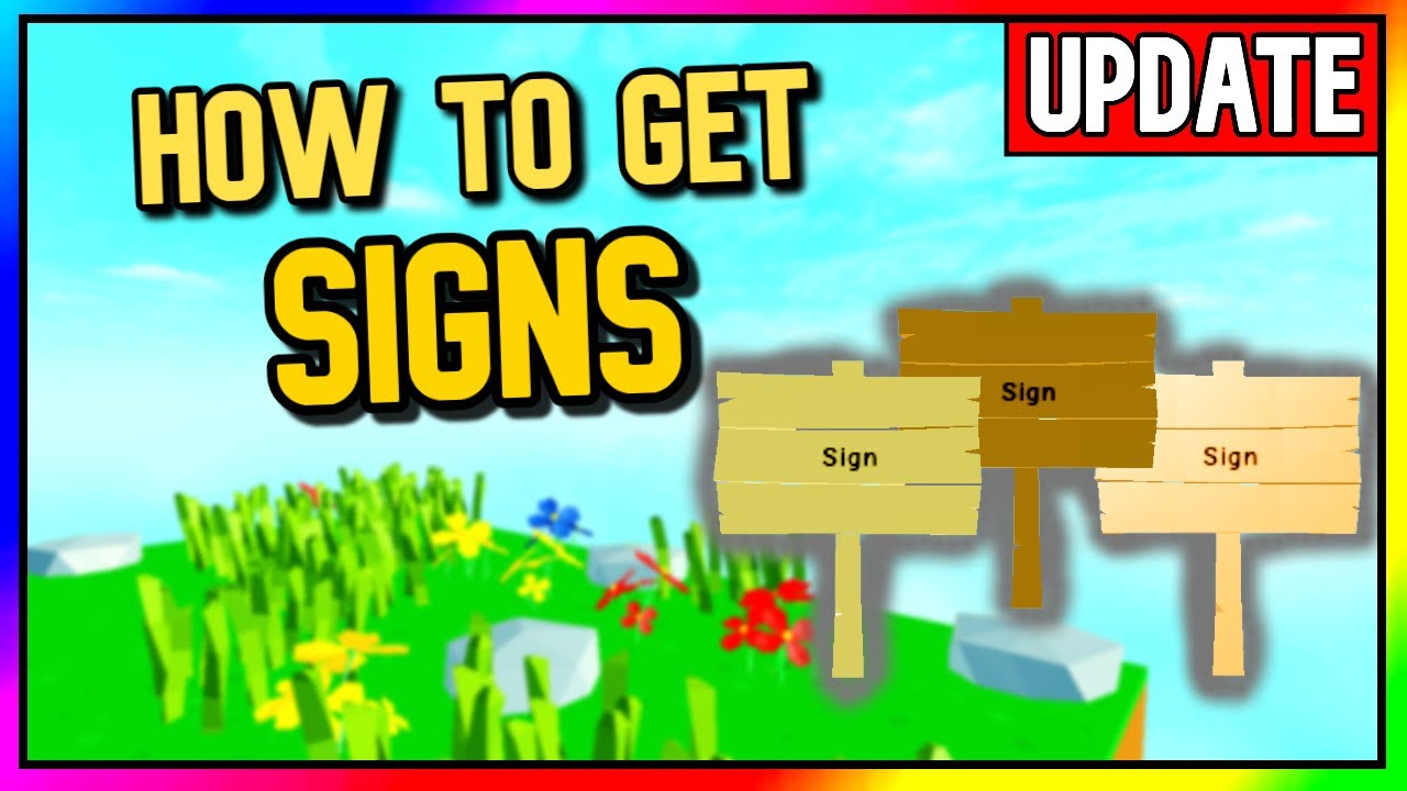 How To Get Signs Roblox Islands Roblox Skyblox Youtube - sine in to roblox