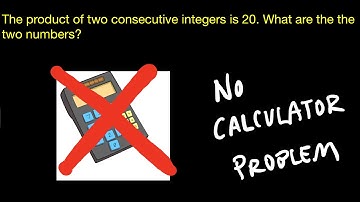 How do you find the product of two consecutive integers ?