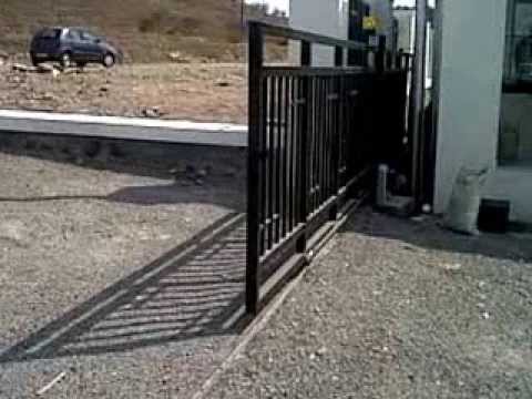 Track Sliding Gate - YouTube