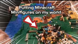 Putting Lego minifigures on my Minecraft world