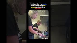 Air Fryer Exploded Over Cooking Couple