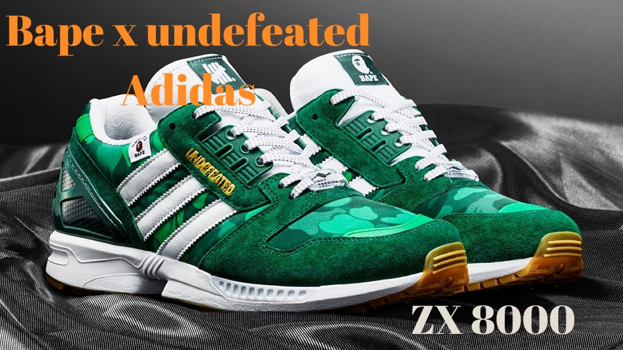 Adidas zx 8000 bape green Clearance
