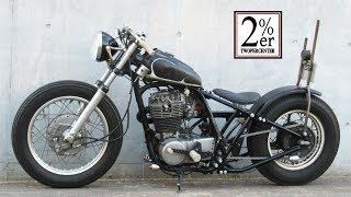 SR400 リジットボバー カスタム 2％ER ボルトオンハードテール 左側