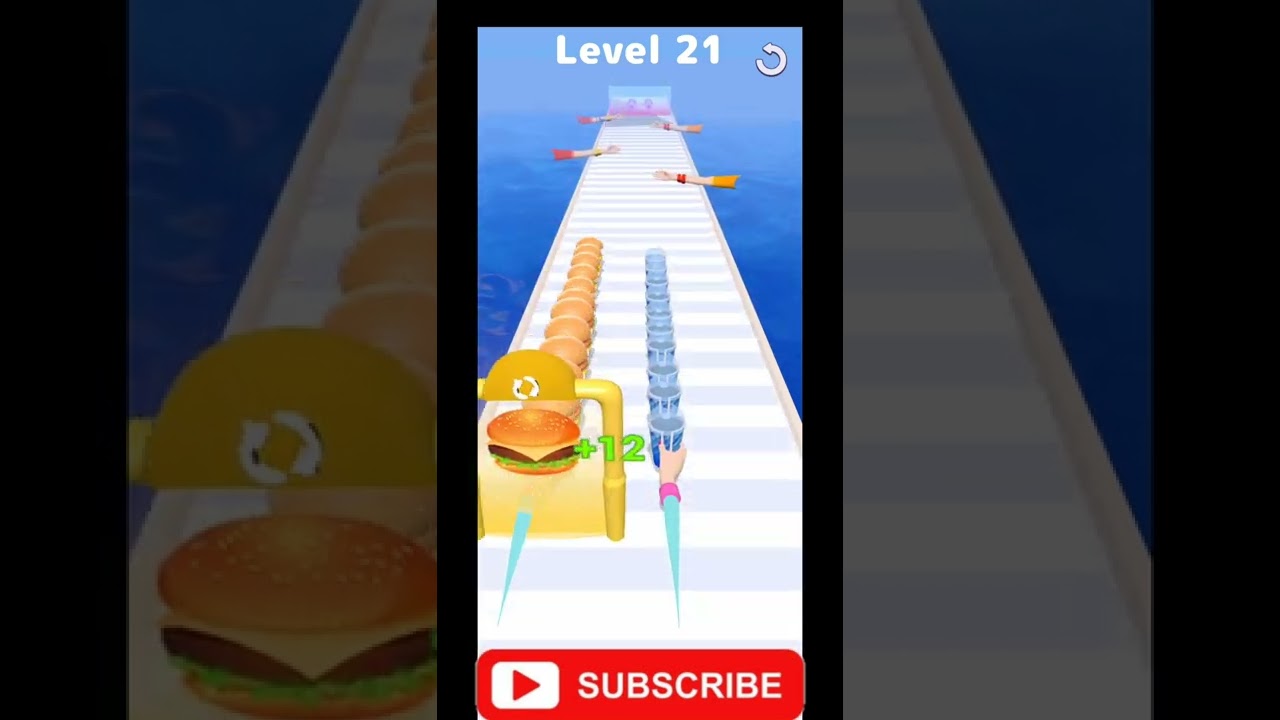 NOOB vs PRO vs HACKER | in Burger rush | With Oggy And Jack game | Rock Indian Gamer