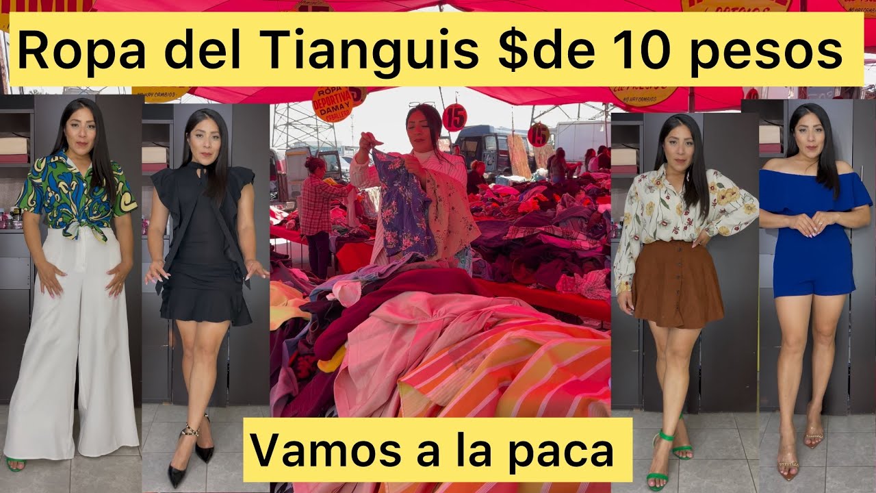 Ropa del Tianguis de $10 pesos encontramos Super gangas ✅