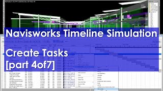 Navisworks Timeline Simulation Create Tasks [part 4of7]