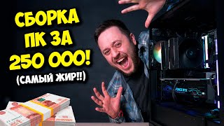 СБОРКА ПК ЗА 250К РУБЛЕЙ! / ИГРОВОЙ КОМП НА RTX 4080 SUPER И AMD!