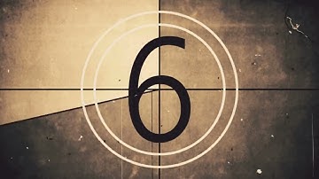 Old Film Countdown | 8 Seconds | Sound Effects |  Projector Audio | Picture Start