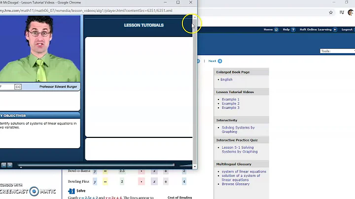 How to use the online textbook videos