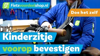 niezen Stressvol Inwoner Hoe bevestig je een fietsstoeltje voorop je fiets?