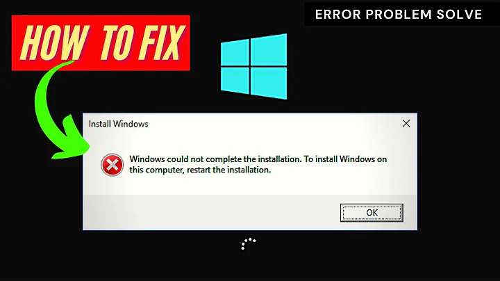 How To Fix 'Windows Could Not Complete the Installation' Error Problem On Windows 10/7/8