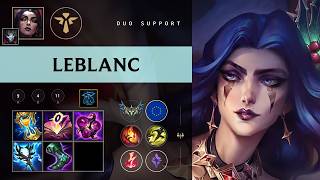 LeBlanc Support vs Bard - EUW Challenger Patch 26.08