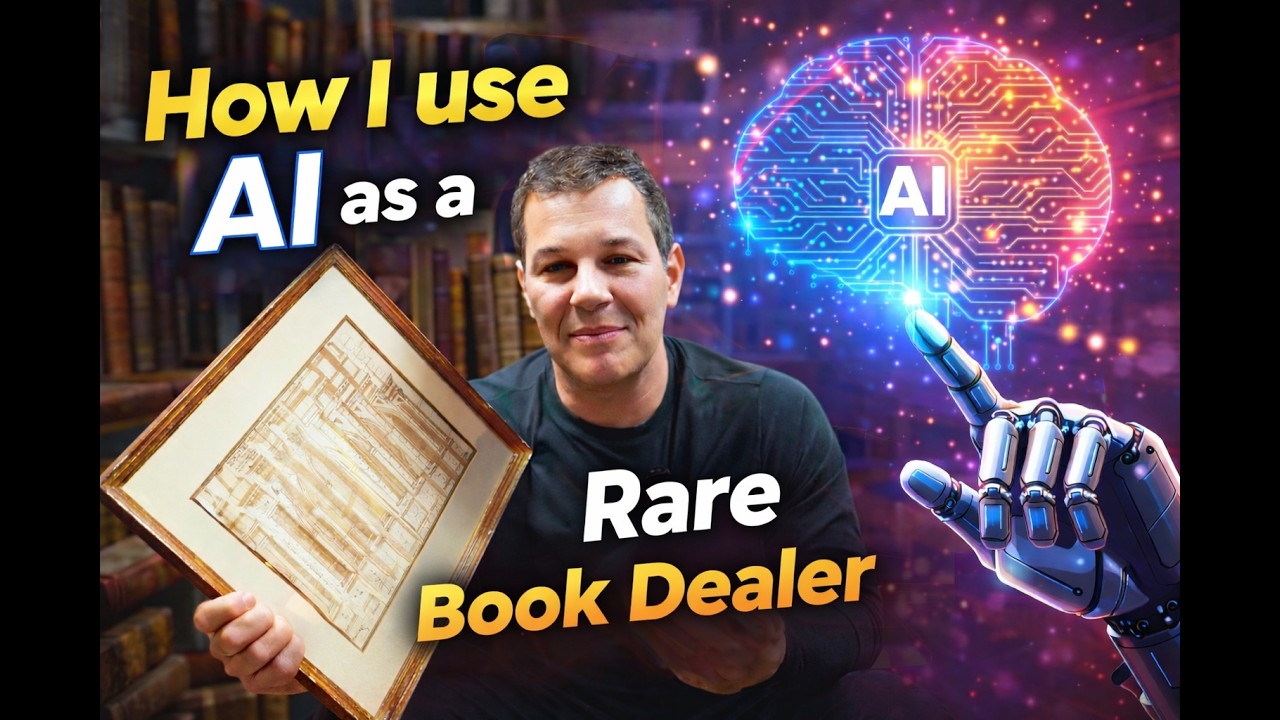 How I Actually Use AI as a Rare Book Dealer - YouTube