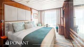 Balcony Stateroom (D) on board MS Paul Gauguin | PONANT