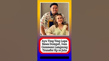 Ayu Ting Ting lupa bawa dompet, Ivan Gunawan langsung transfer Rp 10 juta #alasyinews #beritaterkini