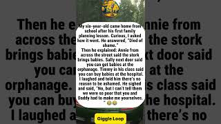 Child’s Hilarious Take On Family Planning And Babies#funny #joke #humor