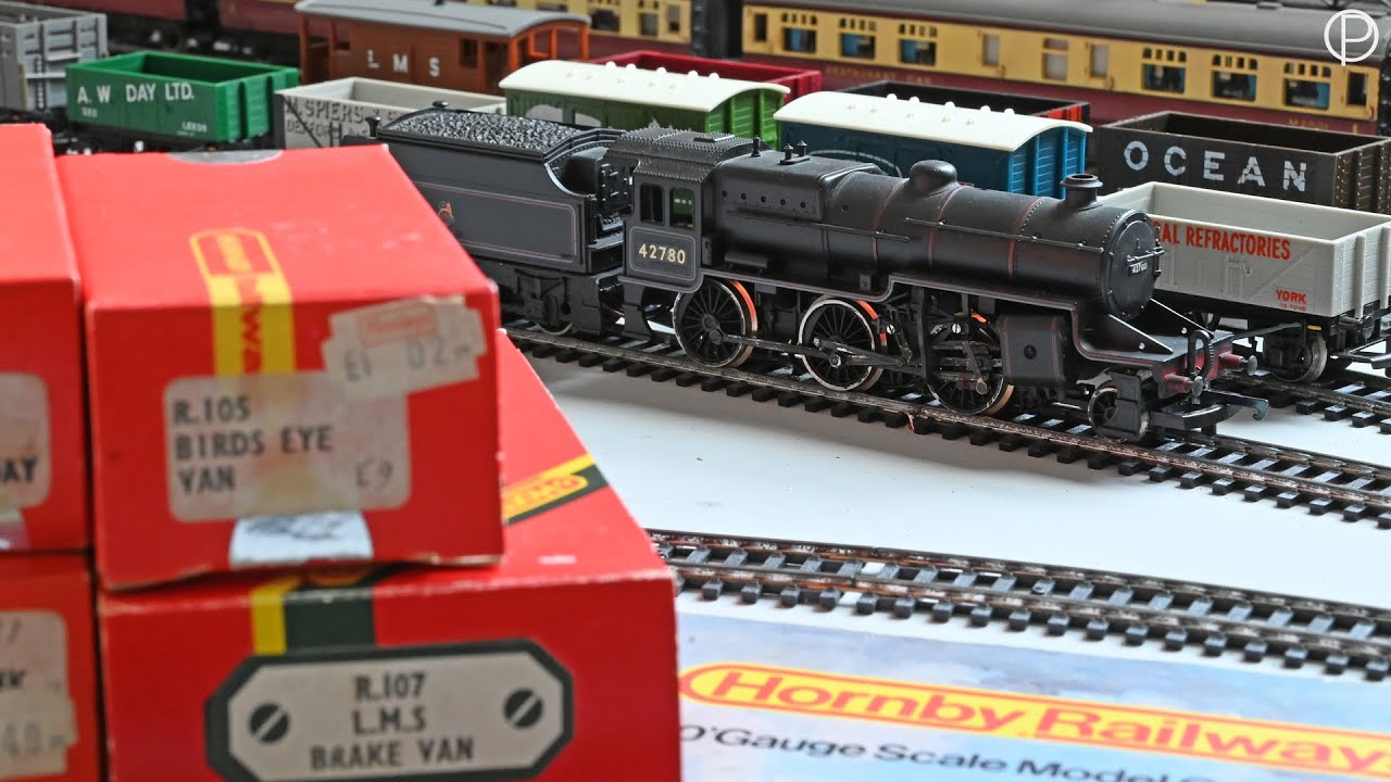 Lima Crab with Hornby Railways wagons from the 1970s