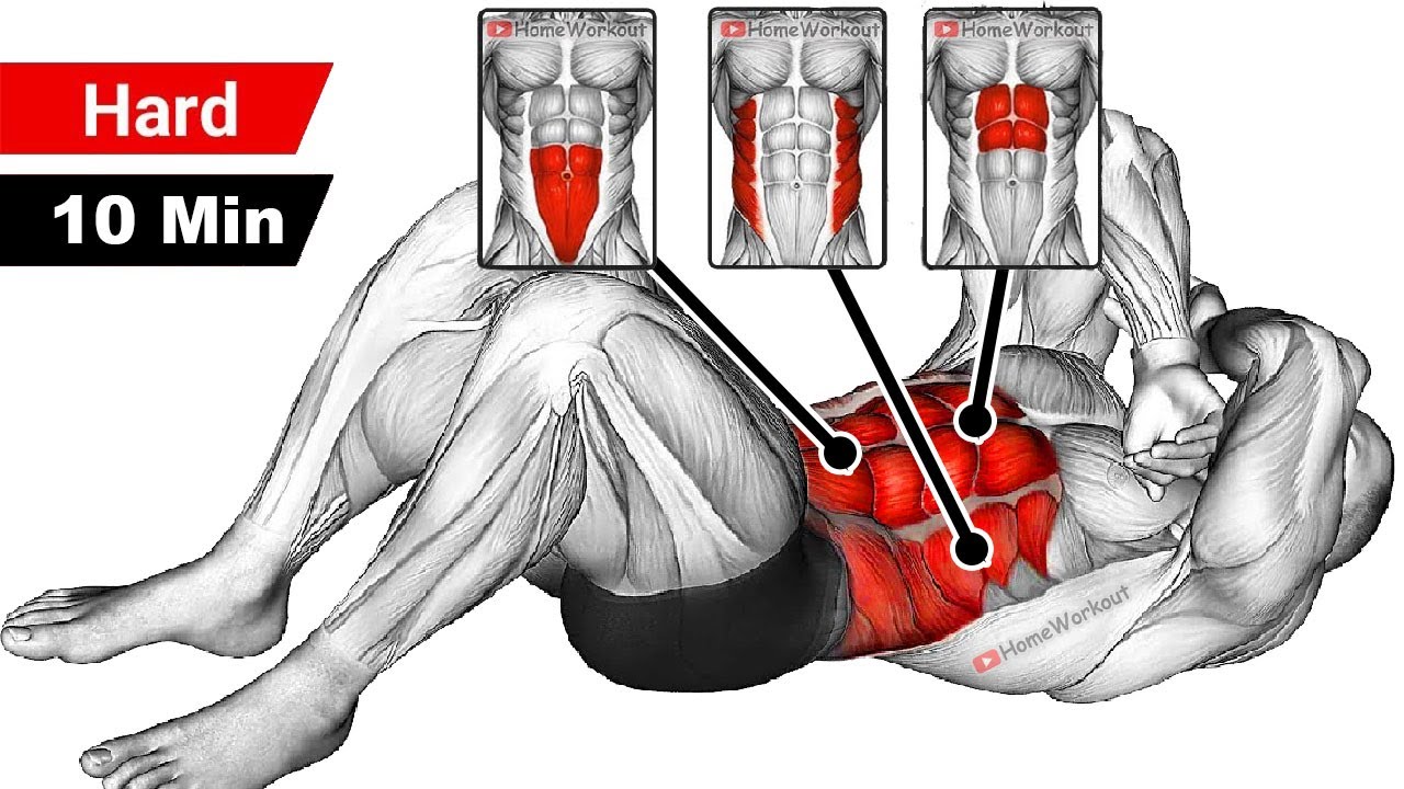 10 Abs 10-Min Powerful Abs Workout Build Six Pack Abs While Melting Away Belly ...