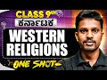 WESTERN RELEGIONS in One Shot | Social Science | Class 9th State Board