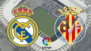 ريال مدريد وفياريال في الدوري الاسباني