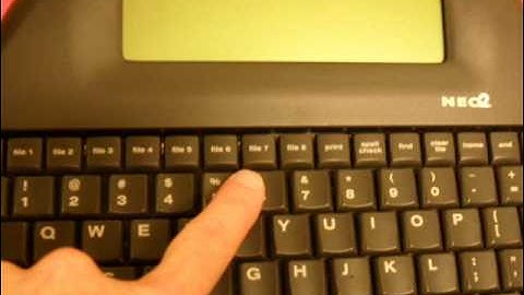 Intro to the NEO word processor 2-2011.wmv